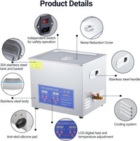 Load image into Gallery viewer, Jewelry Ultrasonic Cleaner, 10L  &amp; 6.5L 40kHz

