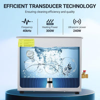 Load image into Gallery viewer, Jewelry Ultrasonic Cleaner, 10L  &amp; 6.5L 40kHz

