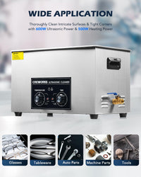 Load image into Gallery viewer, Jewelry 30L Ultrasonic Cleaner -Heater &amp; Timer
