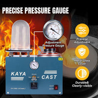 Load image into Gallery viewer, Vacuum Casting Machine 2L with Melting Furnace, 3 CFM Vacuum Pump
