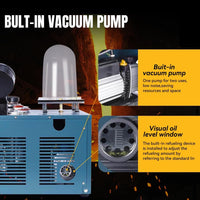 Load image into Gallery viewer, Vacuum Casting Machine 2L with Melting Furnace, 3 CFM Vacuum Pump
