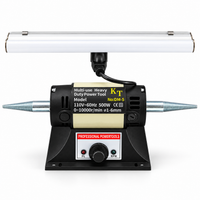 Load image into Gallery viewer, 500W Benchtop Jewelry Polisher with Dust Collector with Light
